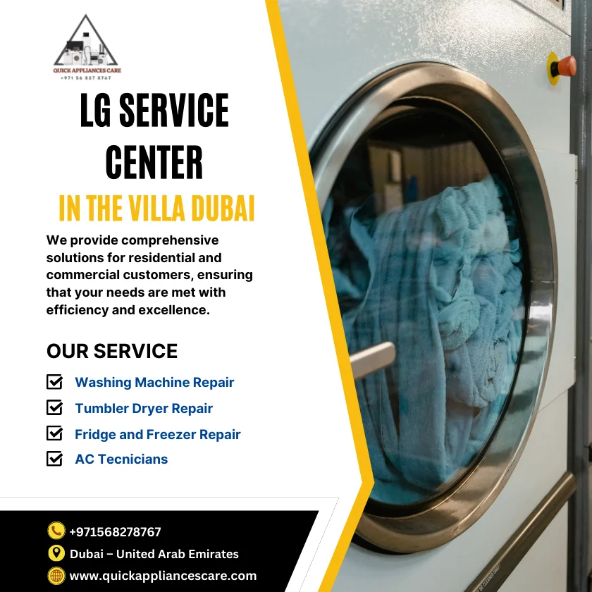 LG Service Center in the Villa Dubai