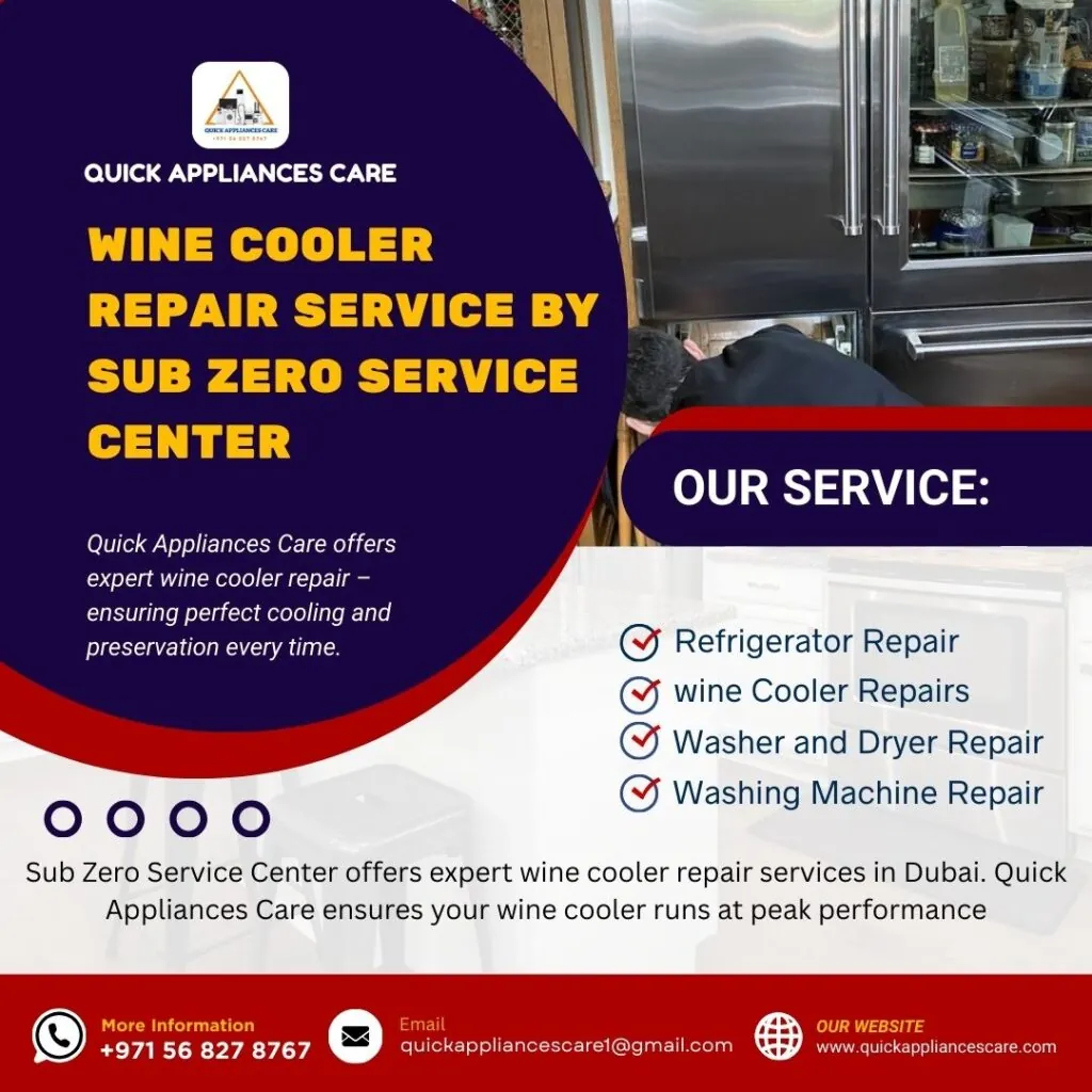 Wine Cooler Repair Service by Sub Zero Service Center