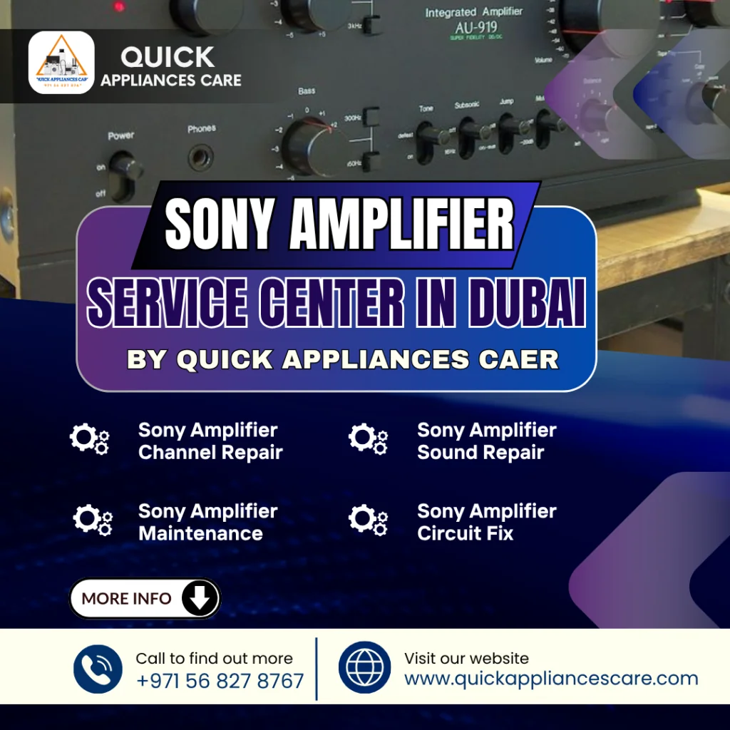 Sony Amplifier Service Center in Dubai