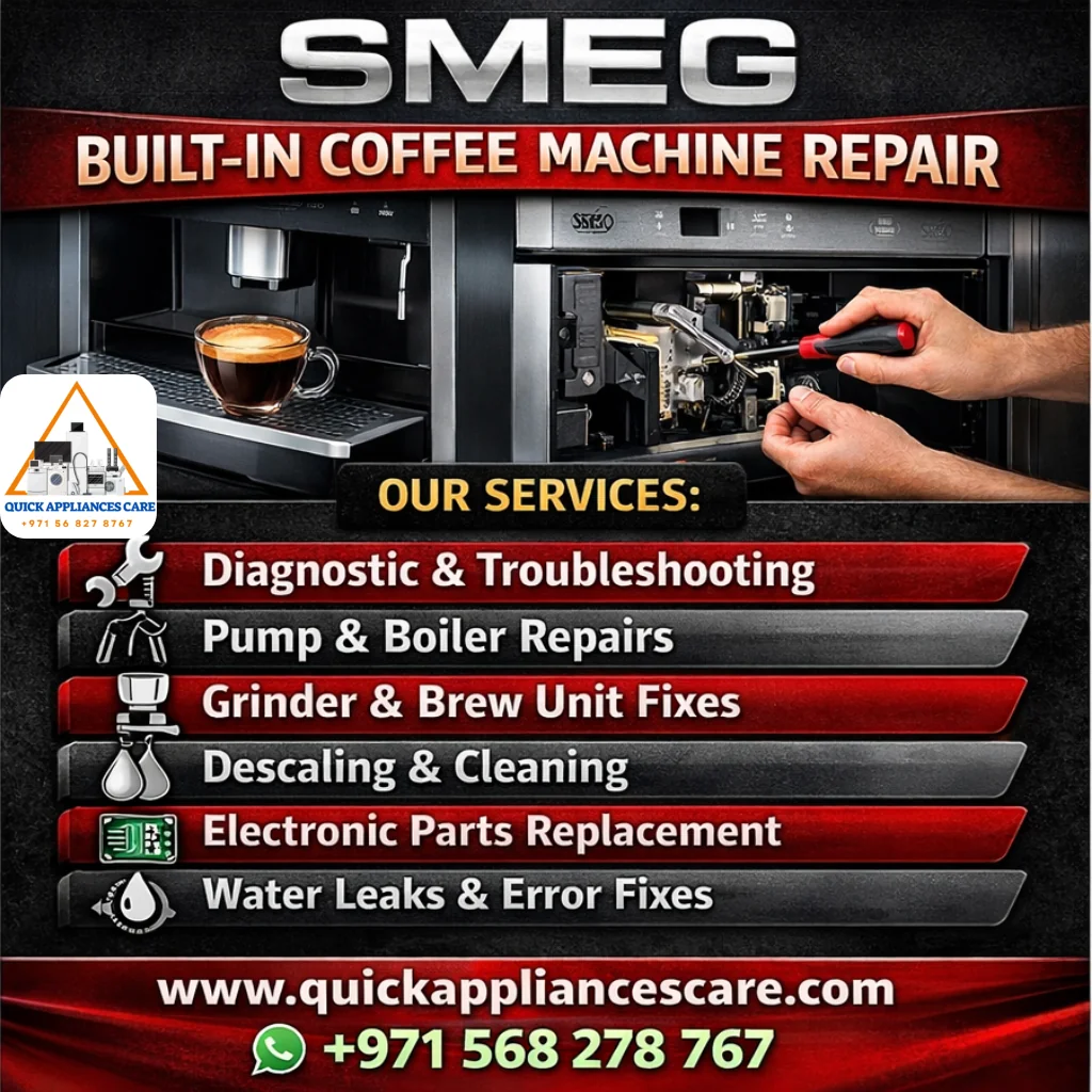 SMEG built-in coffee machine repair