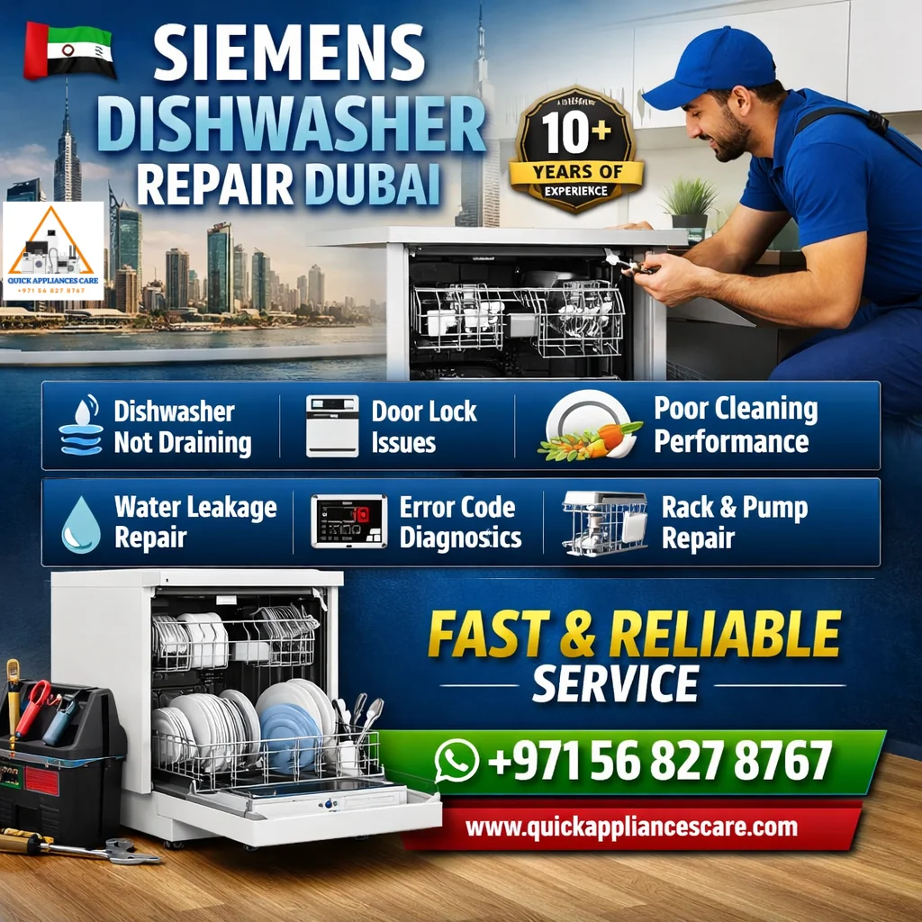 Siemens Dishwasher Repair Dubai
