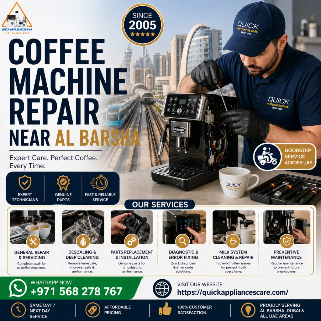 Coffee Machine Repair Near Al Barsha