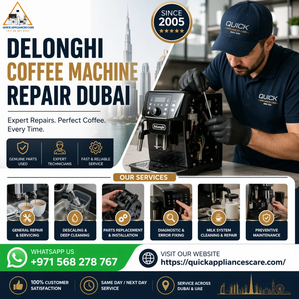 Delonghi Coffee Machine Repair Dubai