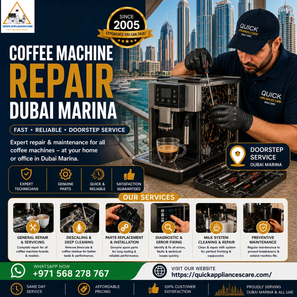 Coffee Machine Repair Dubai Marina
