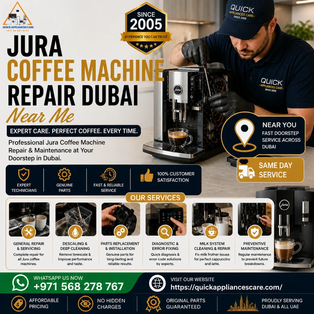 Jura Coffee Machine Repair Dubai Near Me