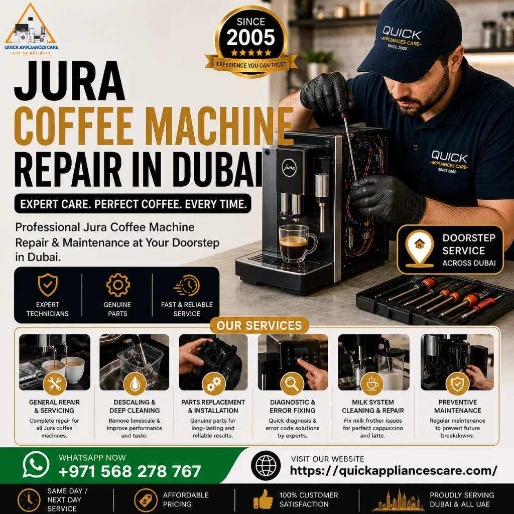 Jura Coffee Machine Repair in Dubai