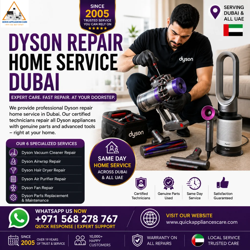 Dyson Repair Home Service Dubai