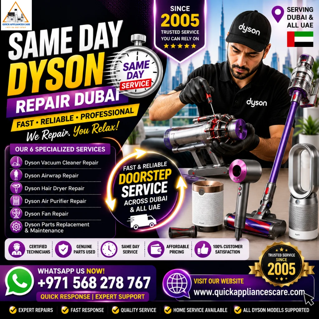 Same Day Dyson Repair Dubai