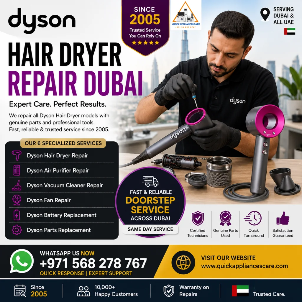 dyson Hair Dryer Repair Dubai
