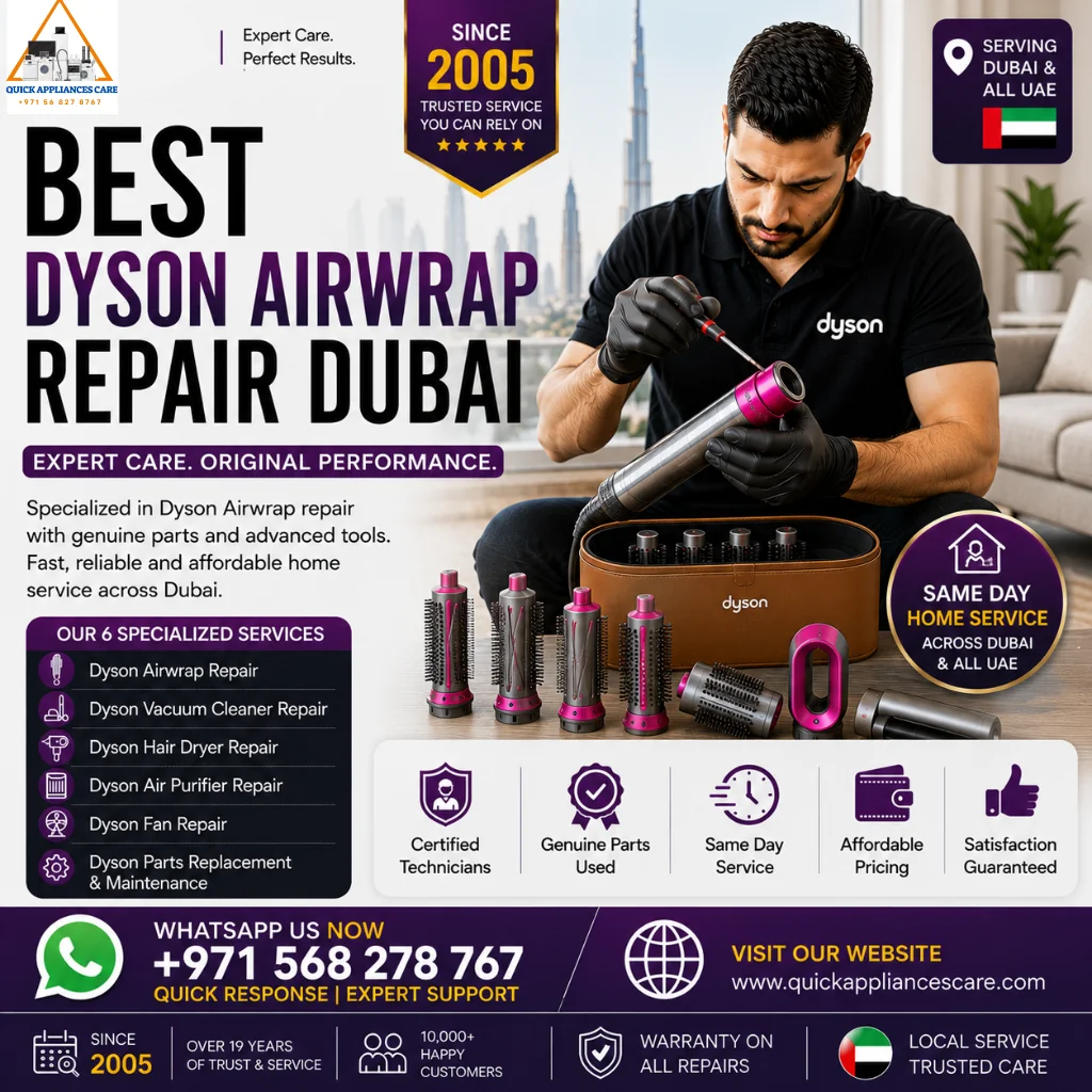 Best Dyson Airwrap Repair Dubai