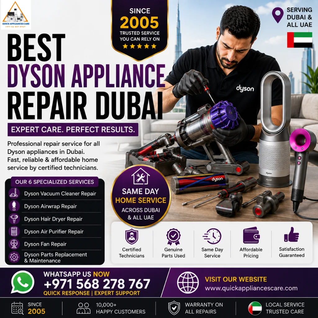Best Dyson Appliance Repair Dubai