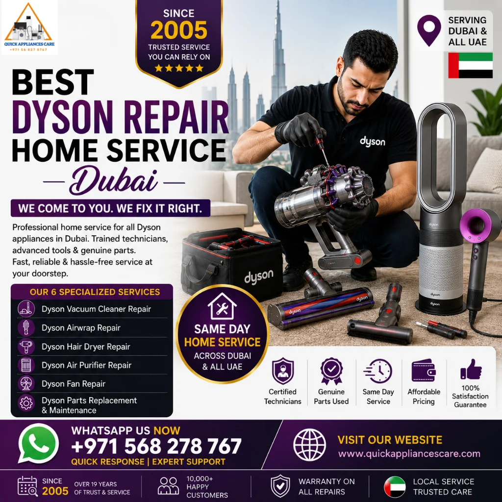 Best Dyson Repair Home Service Dubai