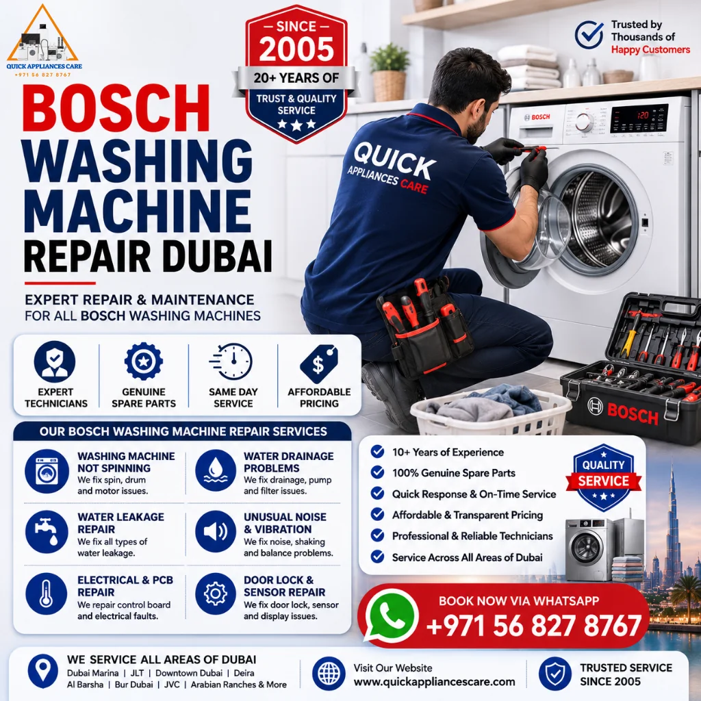 Bosch Washing Machine Repair Dubai