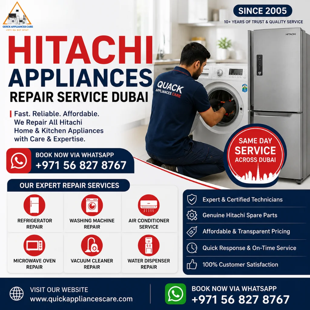 Hitachi Appliances Repair Service Dubai