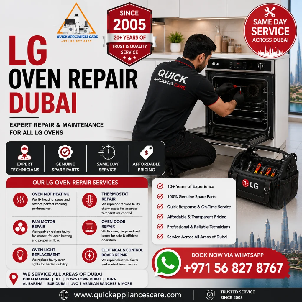 LG Oven Repair Dubai