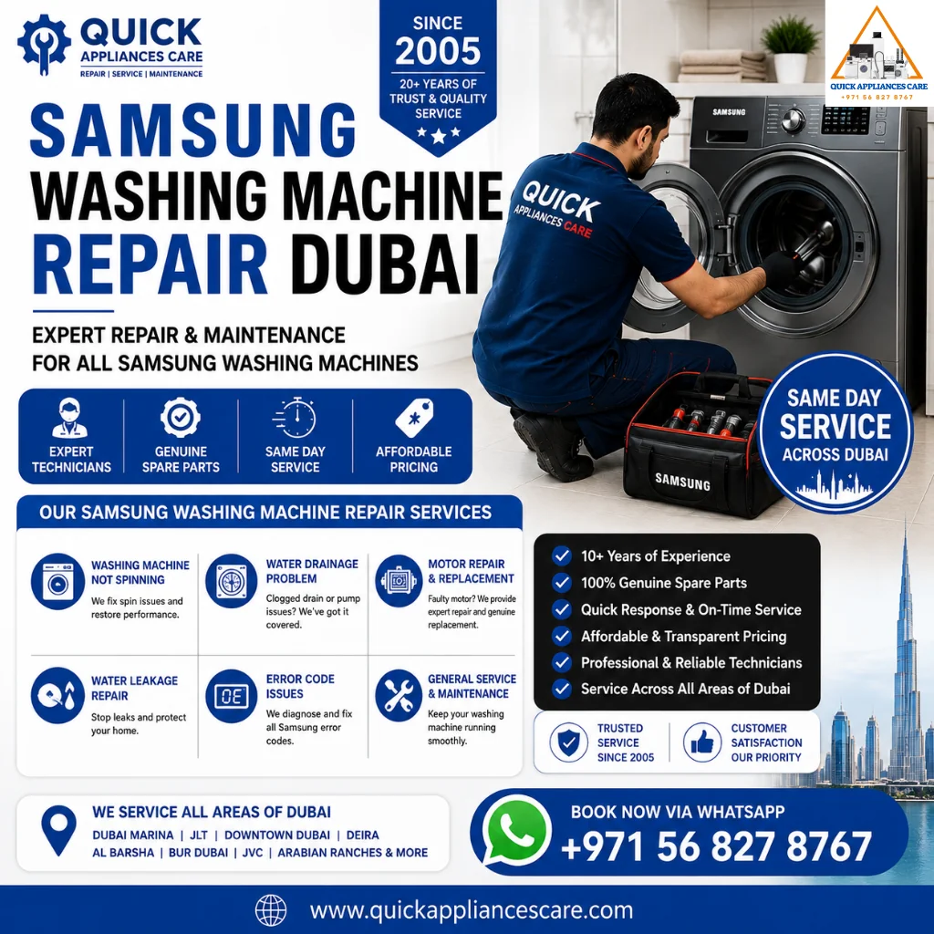 Samsung Washing Machine Repair Dubai