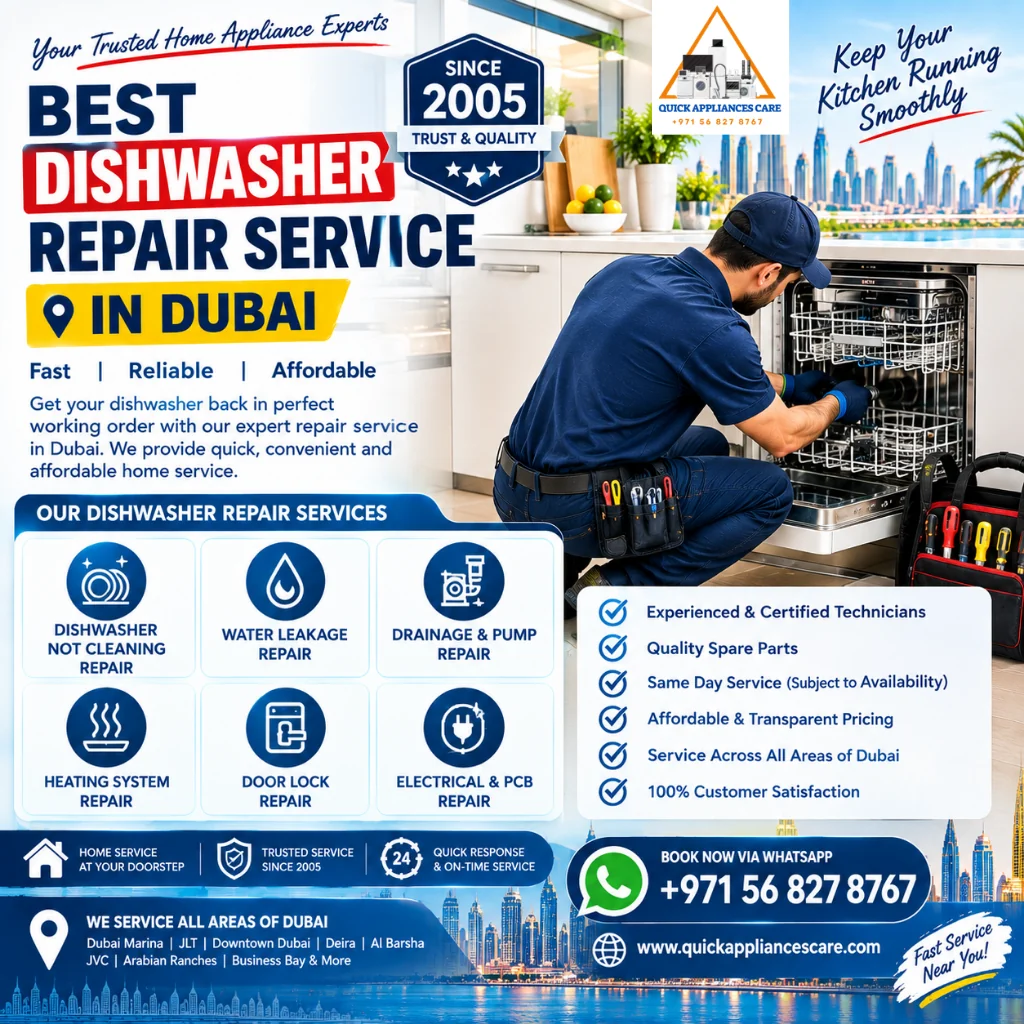 Best Dishwasher Repair Service in Dubai