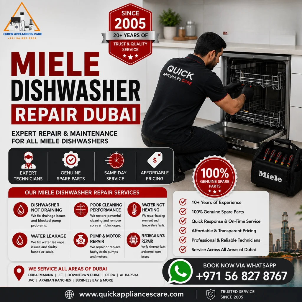 Miele Dishwasher Repair Dubai